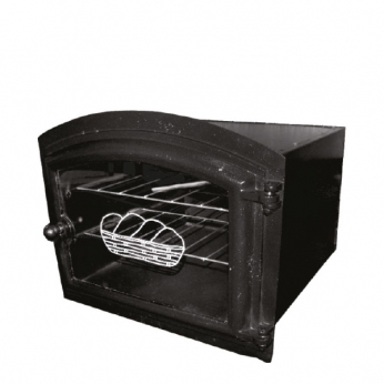 Forno para Fogão à Lenha- Chapa 090 mm com Frente de Ferro