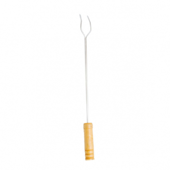 Garfo para Churrasco com Cabo de Madeira