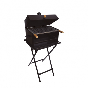 Churrasqueira Amazonas Gourmet Com Suporte Móvel