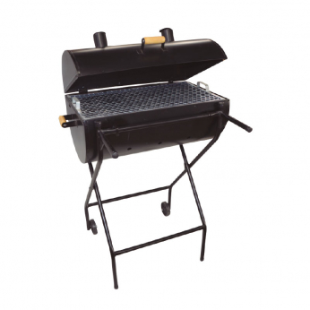 Churrasqueira Bafo - Grill Redonda Com Carrinho